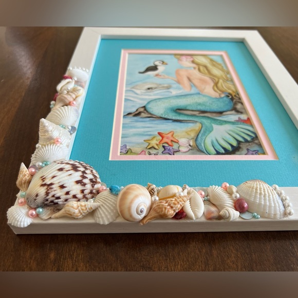Framed mermaid picture - Picture 7 of 7